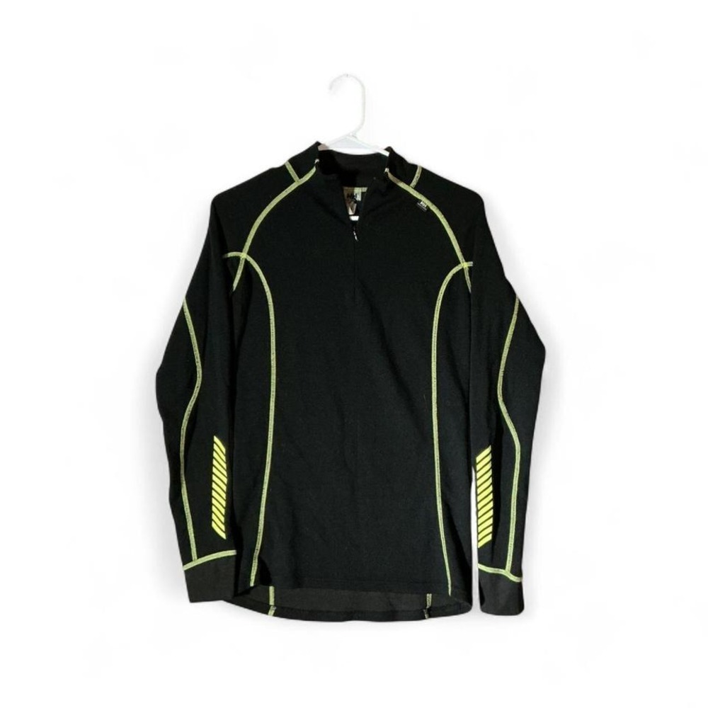 Helly Hansen Lifa Womens Quarter Zip Merino Wool Blend Base Layer Top